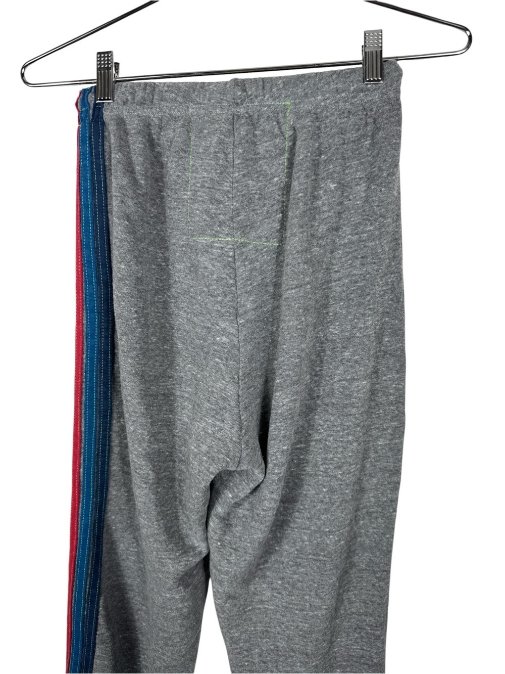 Aviator Nation 5 Stripe Sweatpants in Heather Grey, Size S - Picture 12 of 13